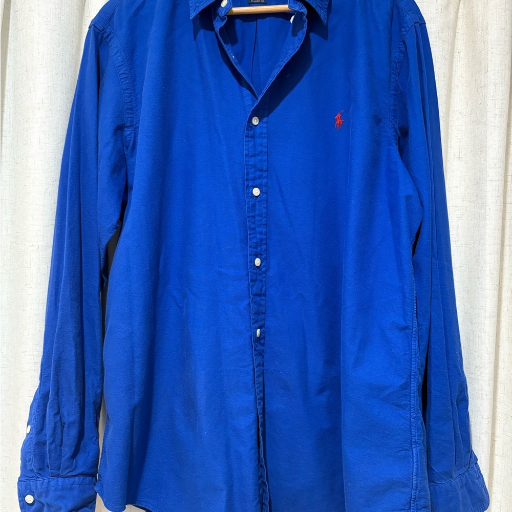 Polo by Ralph Lauren Men's Blue Shirt